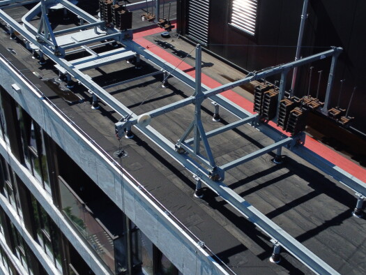 Dakwagen op rail