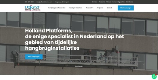 Nieuwe website