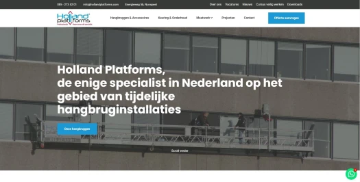 Nieuwe website
