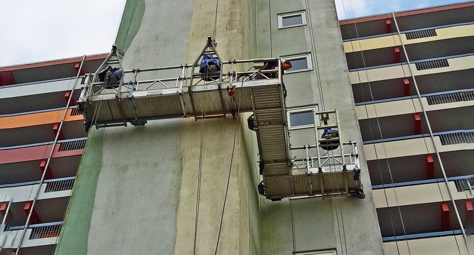 Dubbele hoek hangbrug