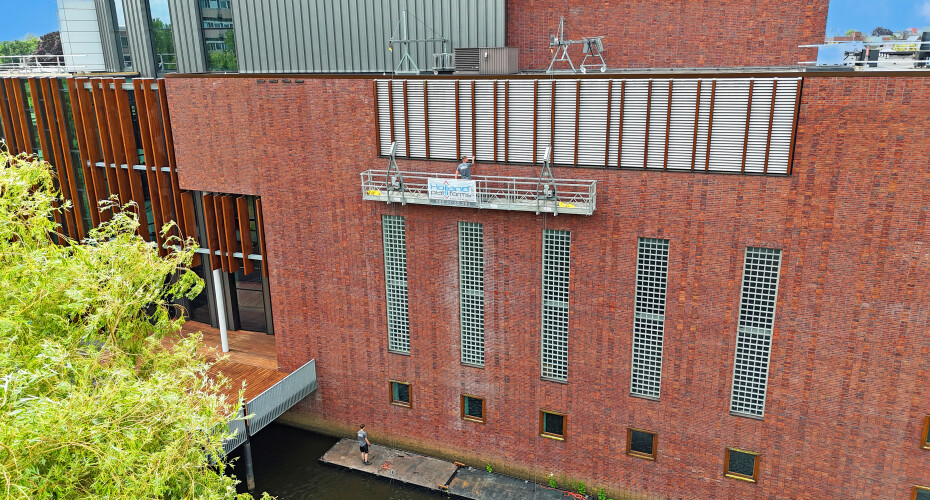 rechte hangbrug Zwolle Spiegel